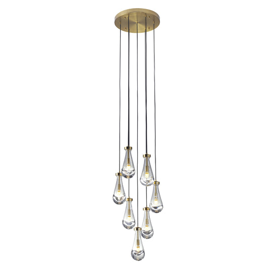 Strozzi Symphony 7  Light 18"D  Chandelier