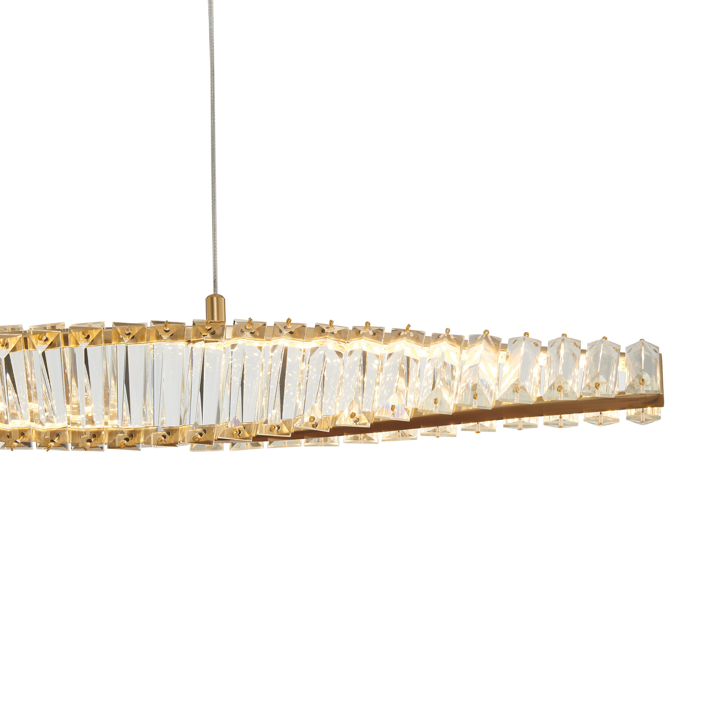 Towson Brushed Gold Chandelier