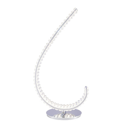 Grace Crystal 16W Table Lamp // Touch & Dimmable (R Chrome)